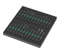 Wera 9715 Thermoformed Foam Screwdrivers Kraftform Micro Set 1, 24 Pieces