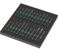 Wera 9715 Foam Insert Kraftform Micro Screwdriver Set 1, 24PC - 05150106001