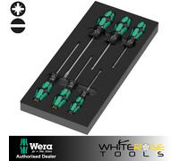 Wera 9718 Foam Insert 7pc Kraftform Series 300 Screwdriver Set 2 PZ SL