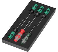 Wera 9719 Foam Insert Kraftform Series 300 Screwdriver Set 3, 7 Pieces - 05150129001