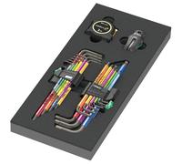 Wera 9740 20 Piece Torx, Hex Key and Stabila Tape Measure Set