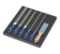 Wera 9783 6 Piece Machinists PFERD File Set in Foam Insert Tray