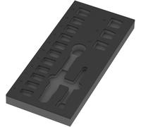 Wera 9824 Foam Tank for Ratchet Set 8010 B Zyklop Comfort Set 1, 3/8 inch, Without Tools, 172 x 30 x 392 mm