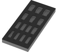 Wera 9828 Foam Insert Zyklop B 3/8" Impaktor Deep Socket Set 1, Without Tools, 172 x 30 x 392 mm