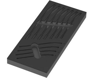 Wera 9833 Foam Reservoir for Ratchet Combination Spanner Set 6001 Joker Switch Set 1, Tool-Free, 172 x 30 x 392 mm