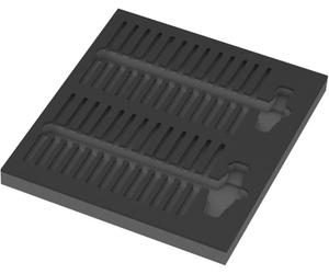 Wera 9851 Foam Tank for Kraftform Kompakt VDE Set 1 Without Tools, 344 x 30 x 392 mm