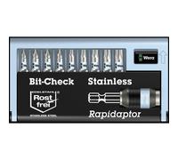Wera 05071110001 "Stainless Steel 1" Bit-Check - Silver (10-Piece)