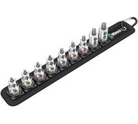 Wera Belt B 3 TORX® HF Zyklop Holding Function bit Socket Set, 3/8" Drive, 9pc, 05003972001, Black