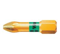 Wera Bi-Torsion Insert Bit - Diamond Coated Pozi Tip Pz2 X 25 Mm