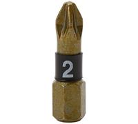 Wera 855/1 BTH PZ BiTorsion Extra Hard Pozi Screwdriver Bits PZ2 25mm Pack of 1