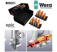 WERA BIG PACK 14 Pce Kraftform VDE Screwdriver Set Pz,Ph,Torx,Slot +Racks 105631