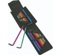 WERA 05133286001 Big Pack Multicolour Hex-Plus Hex-Plus Set 1, Metric and Inch, 19-Piece