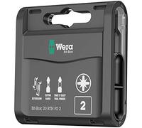 Wera WER057762 Bit-Box 20 BTH BiTorsion Extra-Hard Bits PZ2 x 25mm 20 Piece