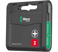 Wera Bit-Box 20 H PH2 Extra Hard bits for drill/drivers, 25mm, 20pc pack, 05057