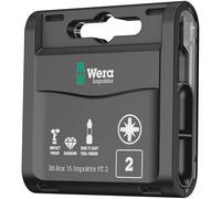 Wera Bit-Box 15 Piece Impaktor PZ2 TriTorsion Impact Bits