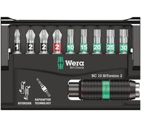 Wera Bit-Check 10 Bitorsion 2 (10 pc) 05057117001 Bit Set With Holder