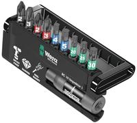 Wera Bit-Check 10 Impaktor 1 TriTorsion Long Life bit set for all impact drills, with Impaktor holder, PH/PZ/TX/HEX, 10PC, 05057680001