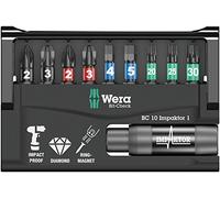Wera Bit-Check 10 PH, PZ, TX, Hex, Impaktor 1 SB, 10PC - 05073980001