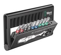 Wera Bit-Check 10 Zyklop Mini BiTorsion 1 Set, 10 Piece,7.6 x 2.5 x 12.7 cm