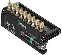 Wera Bit-Check 10 PZ BiTorsion 2 All Round Long Life Pozidriv Bit Set, for drill/drivers, 10pc, 05347153001