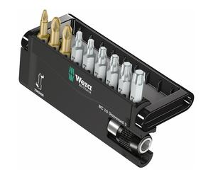 Wera Bit-Check 10 Universal 2 Bit Set, PZ/TORX?, 10pc, 05134200001