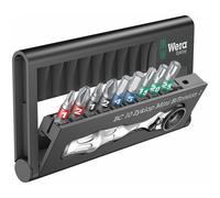Wera Bit-Check 10 Zyklop Mini BiTorsion 1 Set, 10 Piece,7.6 x 2.5 x 12.7 cm