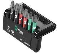 Wera Bit-Check 6 Impaktor 1 TriTorsion Long Life Bit Set, for all impact drills, PH/PZ/TX, 6PC, 05057695001