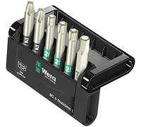 Wera 6 Piece Stainless Steel Screwdriver Bit Set