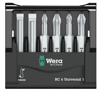 Wera Bit-Check 6 Universal 1 SB Bit Set, PH/PZ/SL, 6PC, 05073635001