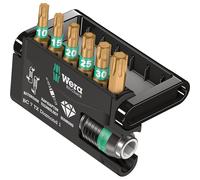 Wera Bit-Check 7 TX Diamond 1 Anti Cam-out Torx BiTorsion Long Life bit set for drill/drivers, TX10,15,20,25,30,40 7 piece, 05057415001