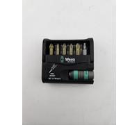 Wera Bit-Check BC 12 Wood 1 Screwdriver Bit Set with Ring Magnet Holder 057423
