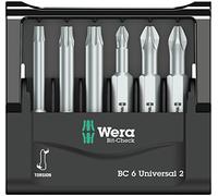 Wera Bit-Sortiment, Bit-Check 6 Universal 2 SB, 6-teilig, 05073638001
