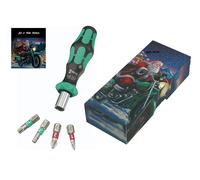 Wera Christmas 2025 Magnetic Ratchet Bit Holder Screwdriver Set 838 RA S, 135823