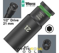 Wera Deep Impact Socket Impaktor 1/2" Drive Zyklop 8790 C 21mm x 83mm Long