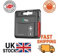 Wera Extra Strong Bit-Box 20 H PH2 Hex Screwdriver Drill, 25mm Reach, 20pcs UK