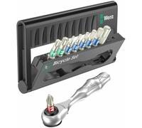 Wera Fahrrad 1/4 Tool Check With Mini Ratchet Set, 10 Pieces 10 pieces