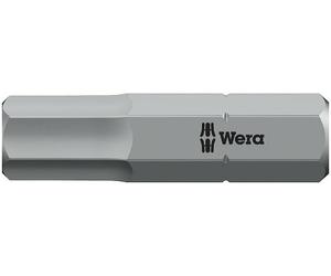 Wera Hexagonal Bit 1/4 Inch with Hex-Plus Profile 6 mm