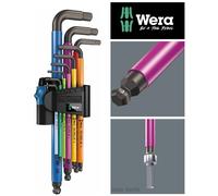 Wera 5022210001 950 SPKL/9 Hex-Plus Holding Function Metric L-Key 1.5-10mm Set of 9
