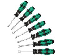 WERA - Hollow Nut Driver Set 7Pc Imperial 395 Ho/7 3/16 in. - 1/2 in - 5345230001 by WERA