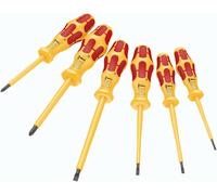 Wera i/1062 i/6 Kraftform 6 Piece VDE Phillips & Slot Screwdriver PH Set, 051575