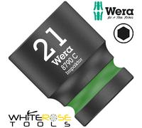 Wera Impact Socket Impaktor with 1/2" Drive Zyklop 8790 C 21mm x 38mm
