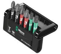 Wera Bit-Check 6 Impaktor 1 TriTorsion Long Life Bit Set, for all impact drills, PH/PZ/TX, 6PC, 05057695001