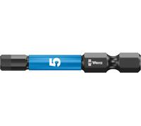 Wera 840/1 Impaktor Hexagon Screwdriver Bits 5mm 50mm Pack of 5