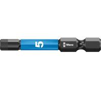 Wera 840/1 Impaktor Hexagon Screwdriver Bits 5mm 50mm Pack of 5