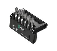 Wera Bit-Check 6 PZ Impaktor 1 Diamond Coated TriTorsion Long Service Life Pozidriv Bit Set, 6pc, 05057692001