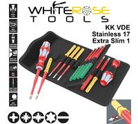 Wera Interchangeable VDE Screwdriver Set KK VDE Stainless 17 Extra Slim 17pc