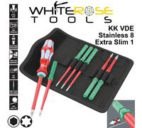 Wera Interchangeable VDE Screwdriver Set KK VDE Stainless 8 Slim 1 8pc Torx