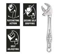 Wera JOKER 6004 Self-Setting Adjustable Spanner Wrench Ratchet 19mm - 24mm XL