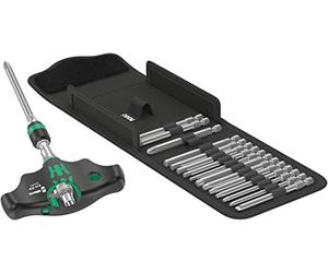 Wera K/Kompakt 400 RA Set Imp 1, 17PC Ratchet T-Handle Set - 05057473001