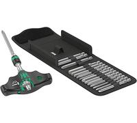 Wera K'Formkompakt 400 RA Set 1, 17PC Ratchet T-Handle 1/4 Hex- 05023471001